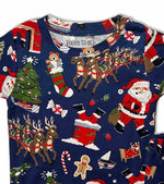 Books To Bed Navy Twas The Night Before Christmas Book and Pajama Set