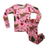 Books To Bed Pink Twas The Night Before Christmas Pajama Set