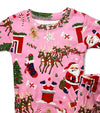 Books To Bed Pink Twas The Night Before Christmas Pajama Set
