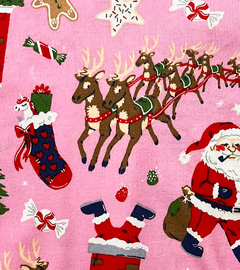 Books To Bed Pink Twas The Night Before Christmas Pajama Set