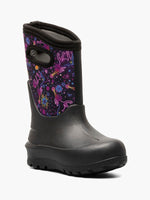 BOGS Black Multi Neon Unicorns Neo-Classic Boots