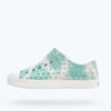 Native Shoes Shell White/Ocean Waves Toddler Bloom Jefferson Shoe