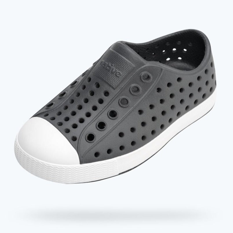 Native Shoes Gravity Grey/Shell White Toddler Jefferson Shoe