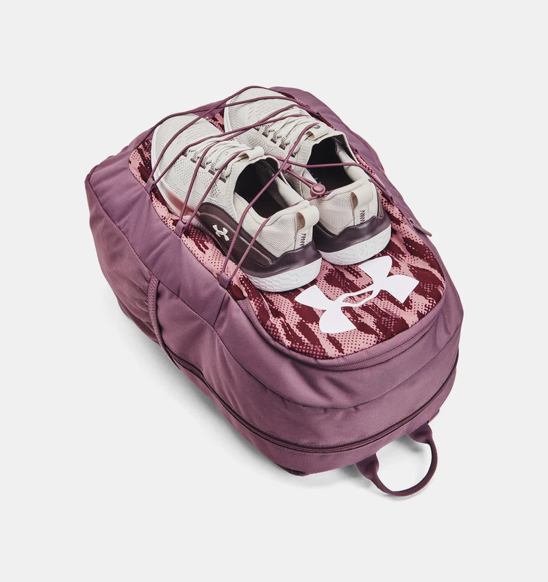 Under Armour Misty Purple/White Hustle Sport Backpack