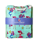 Books To Bed Aqualicious Book and Pajama Set