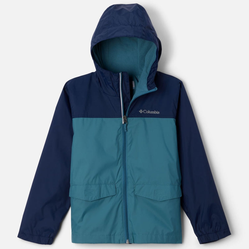 Columbia Collegiate Navy/Cloudburst Toddler Rain-Zilla Jacket