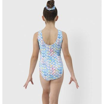 Mondor Dumbbells Printed Tank Leotard