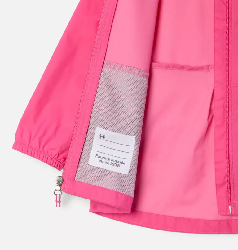 Columbia Pink Ice Switchback II Toddler Rain Jacket