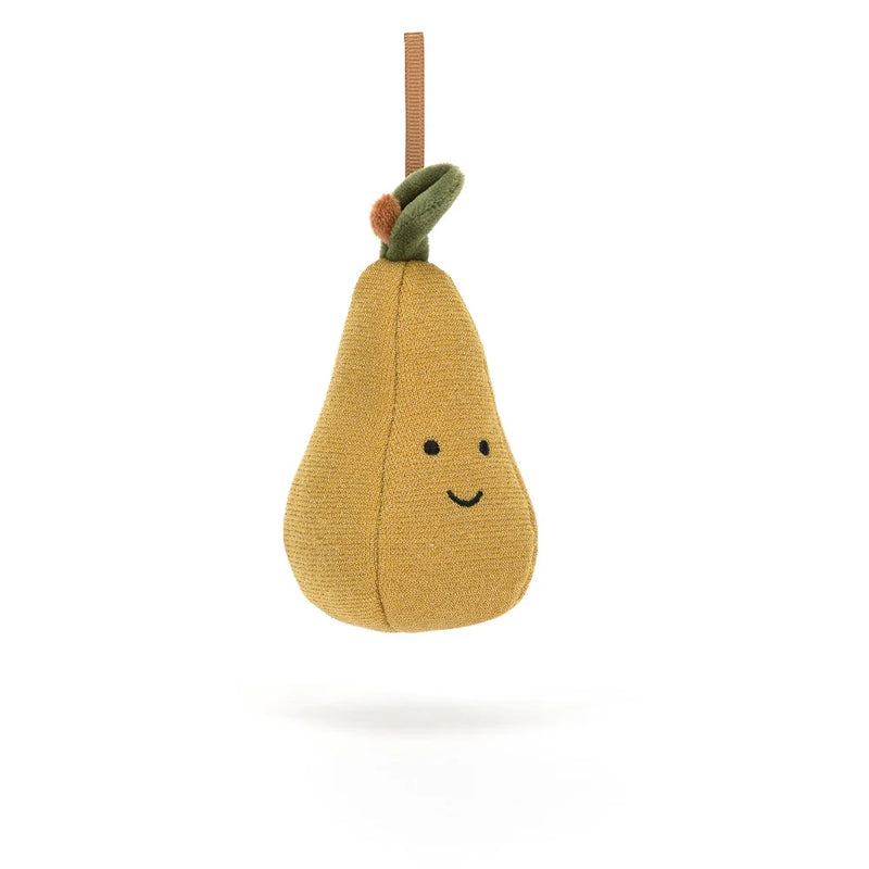 Jellycat Festive Folly Pear Ornament