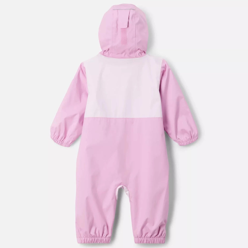 Columbia Pink Dawn/Cosmos Critter Jumper Infant Rain Suit