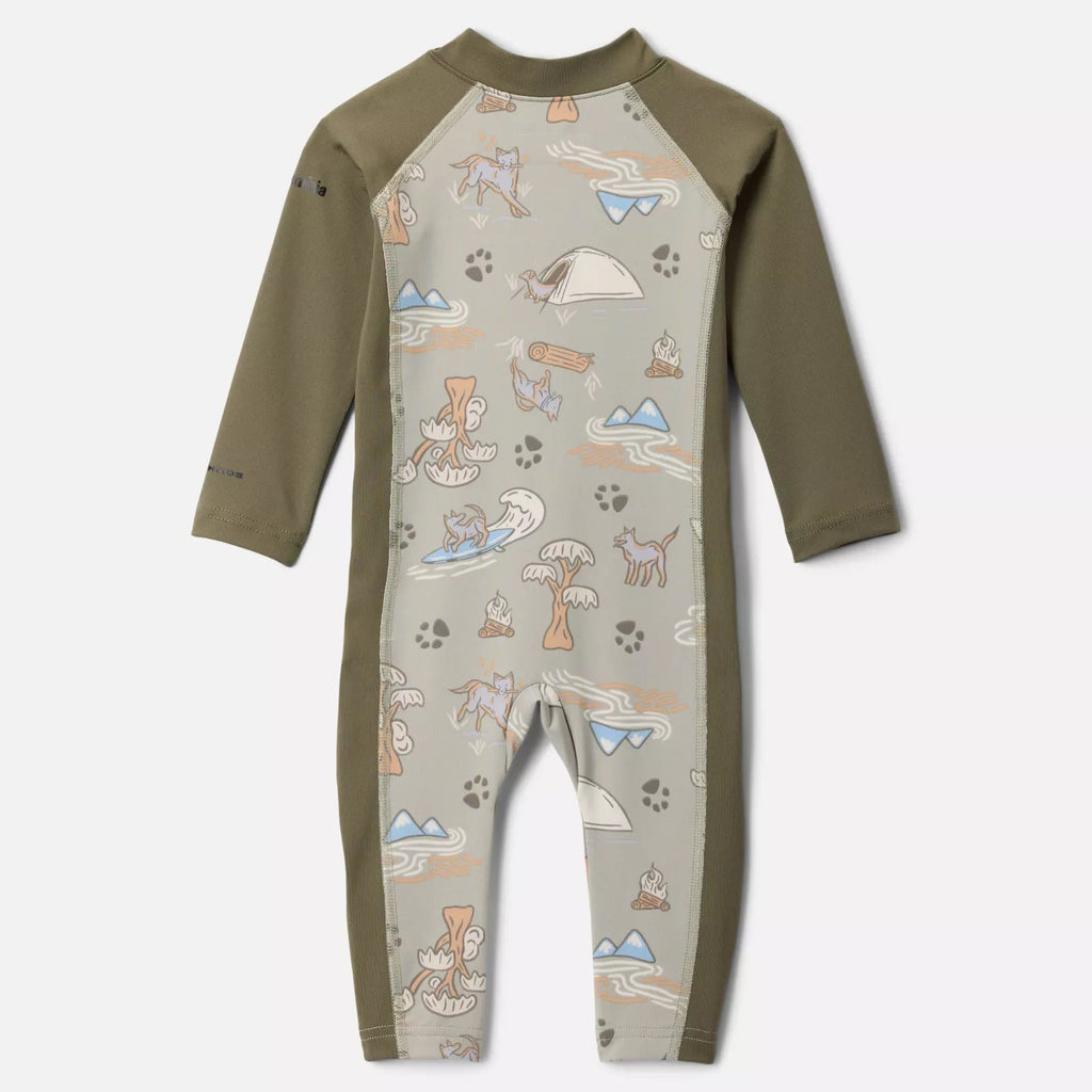 Columbia Safari Trail Tails/Stone Green Sandy Shores II Baby Sunsuit