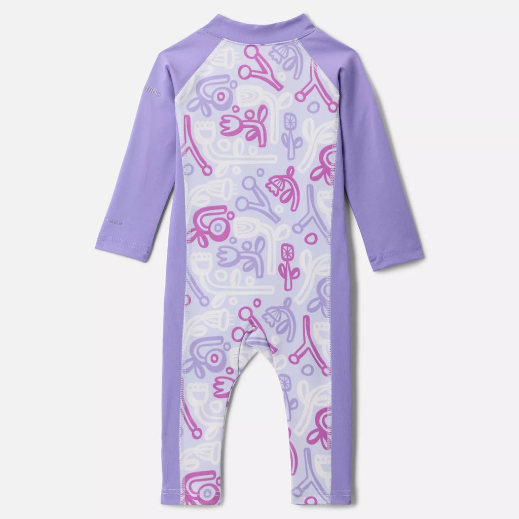 Columbia Snowdrift Marker Made/Paisley Purple Sandy Shores II Baby Sunsuit