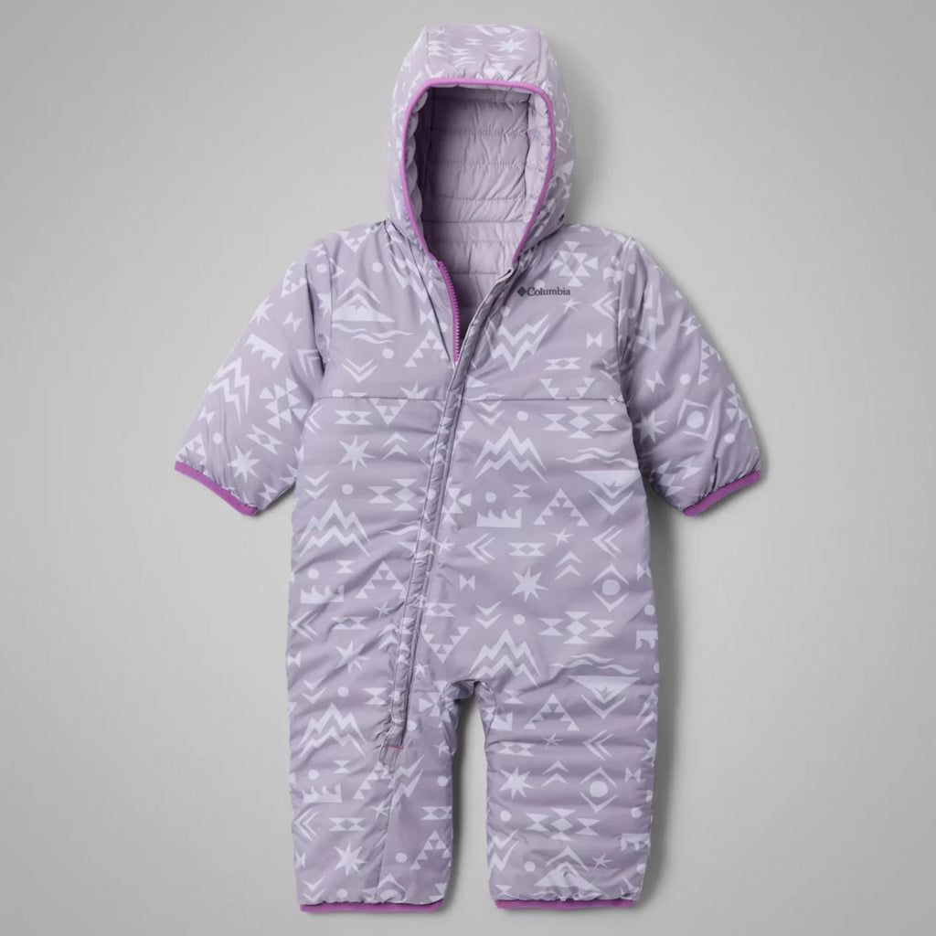 Columbia Razzle/Lavender Pearl Powder Lite II Reversible Bunting