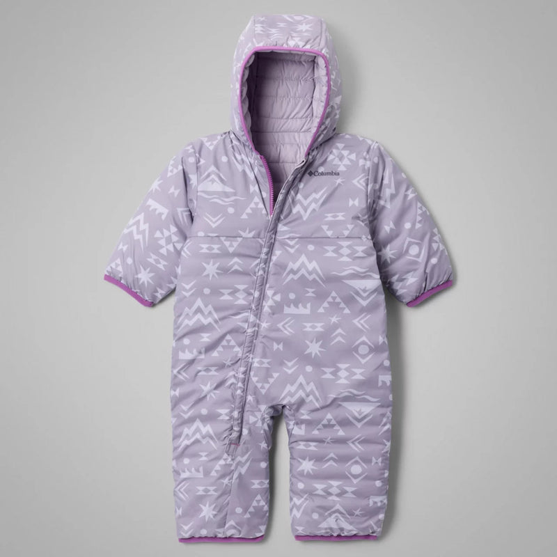 Columbia Razzle/Lavender Pearl Powder Lite II Reversible Bunting