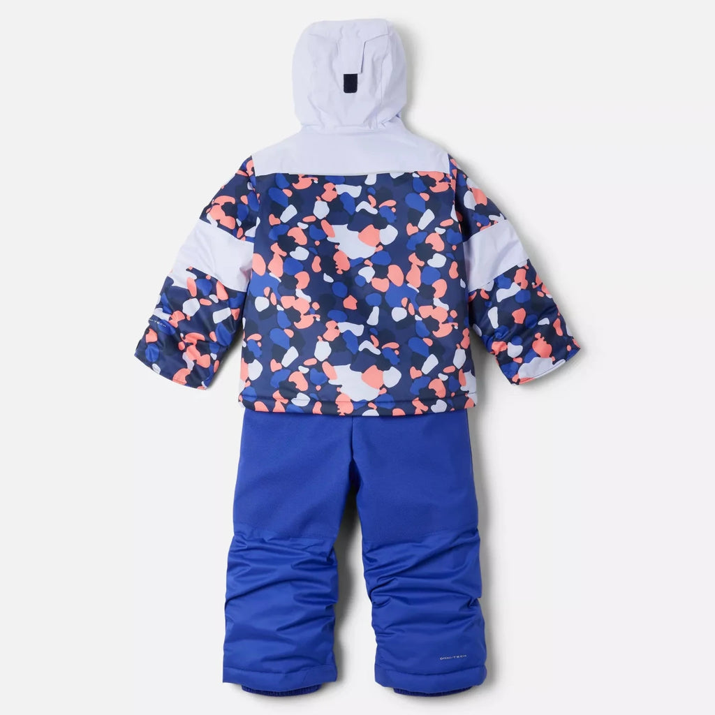 Columbia Collegiate Navy Winterbloom/Clematis Blue Mighty Mogul II Snowsuit