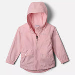 Columbia Satin Pink Rainy Trails II Toddler Fleece Lined Jacket