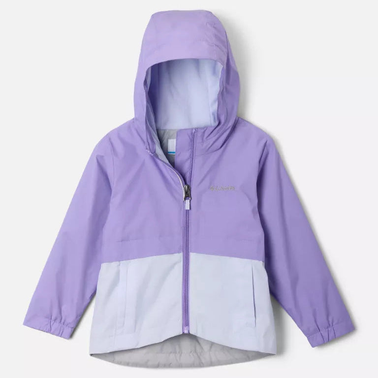 Columbia Paisley Purple/Snowdrift Rain-Zilla II Toddler Jacket