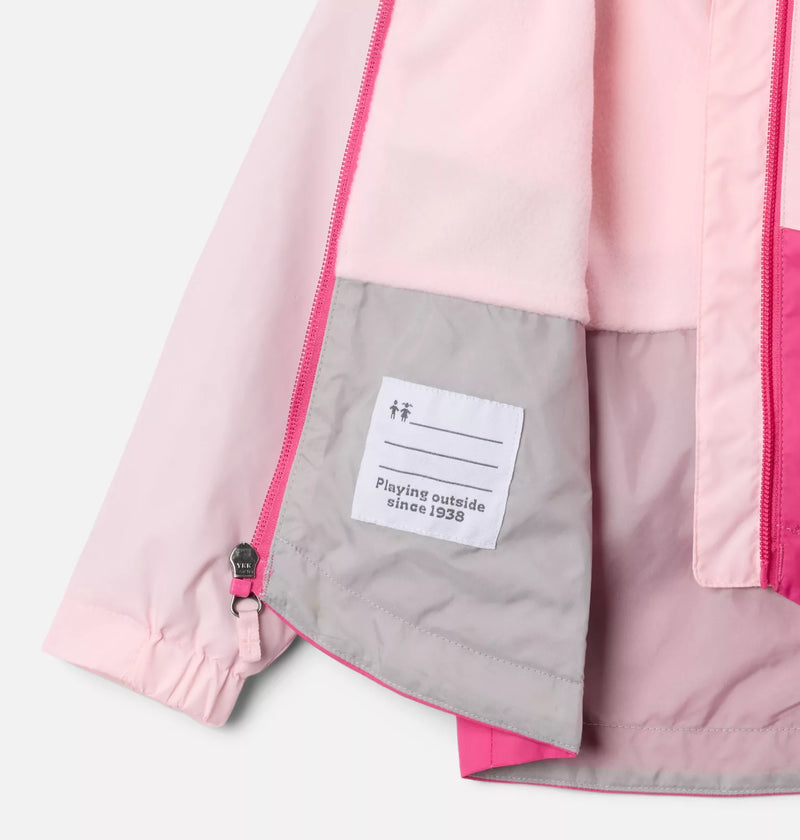 Columbia Satin Pink Rain-Zilla II Jacket