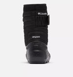 Columbia Black/White Powderbug Snowlite Children’s Winter Boot