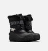 Sorel Black/Charcoal Children’s Snow Commander Boot