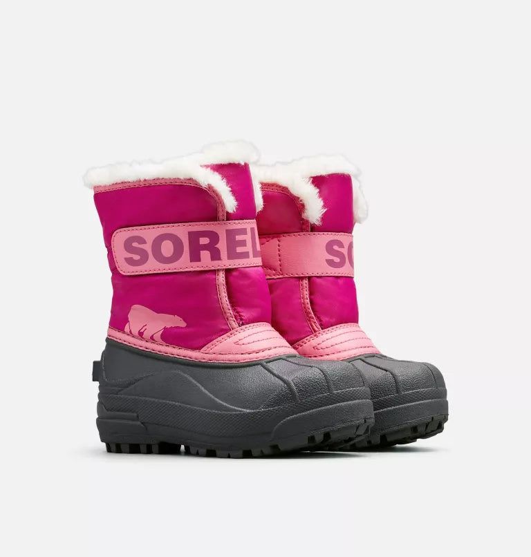 Sorel Tropic Pink/Deep Blush Toddler Snow Commander Boot