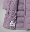 Columbia Shale Purple Amaze Puff Long Hooded Jacket