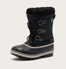 Sorel Black/Black Nylon Yoot Pac Children’s Boot