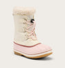 Sorel Snow/Pink Salt Nylon Yoot Pac Youth Boot