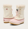 Sorel Snow/Pink Salt Nylon Yoot Pac Children’s Boot