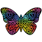 Butteflies Scratch Art Set