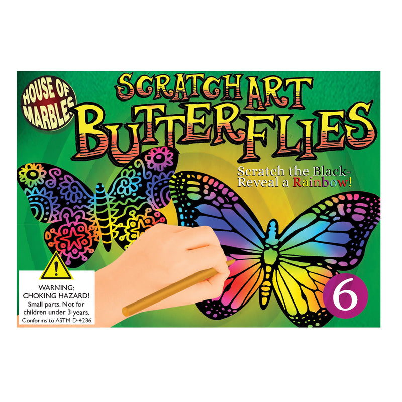 Butteflies Scratch Art Set