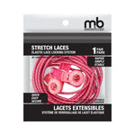 M&B Pink/Grey 48" Elastic Lace Locking System