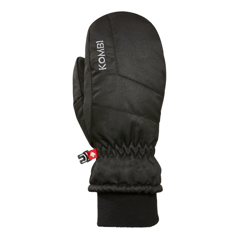 Kombi Black Junior Peak Short Cuff Mittens