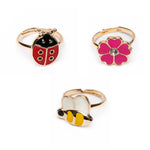 Great Pretenders Ladybug Garden Ring Set