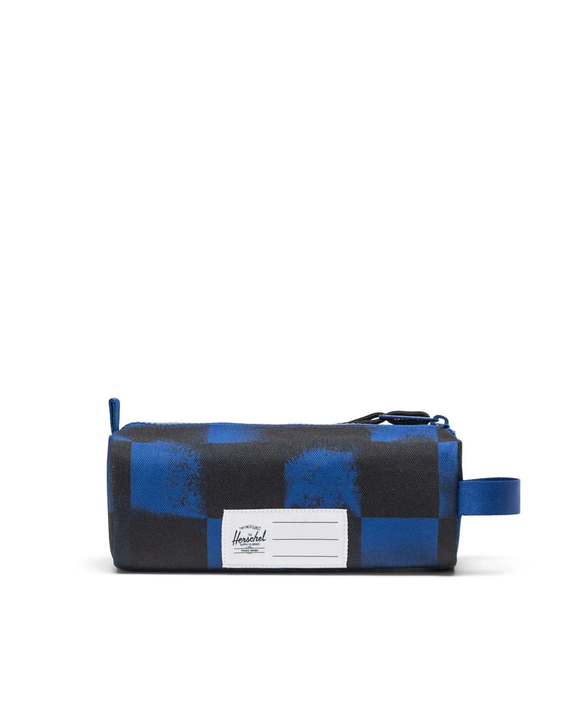 Herschel Sodalite Blue Checker Settlement Pencil Case