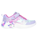Skechers Lavender/Hot Pink Unicorn Dreams S-Lights Children's Sneaker