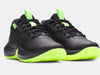 Under Armour Black/Anthracite Lockdown 7 Children’s Basketball Sneaker