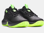 Under Armour Black/Anthracite Lockdown 7 Children’s Basketball Sneaker