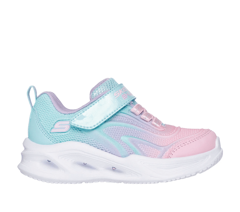 Skechers Aqua Muti S-Lights Sola Glow Colour Breeze Toddler Sneaker