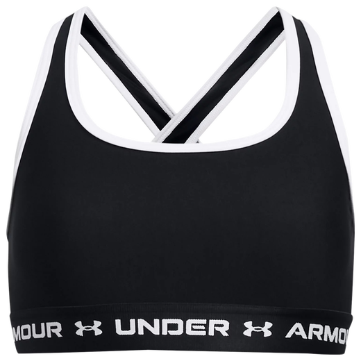 Under Armour Black/White Crossback Sports Bra
