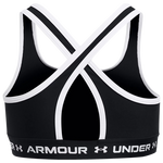 Under Armour Black/White Crossback Sports Bra