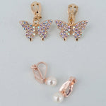 Great Pretenders Boutique Butterfly Clip On Earrings