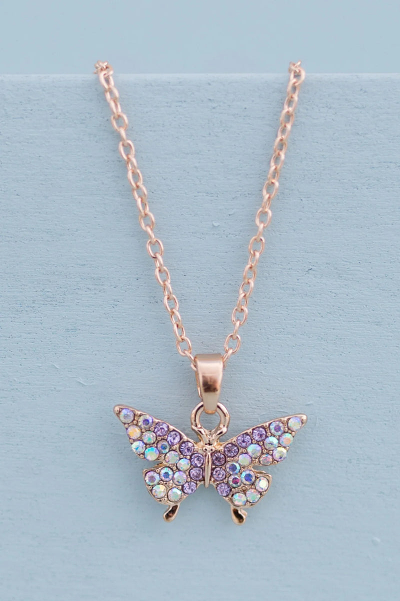 Great Pretenders Boutique Butterfly Gem Necklace