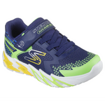 Skechers Navy Multi S Lights Flex-Glow Bolt Toddler Sneaker