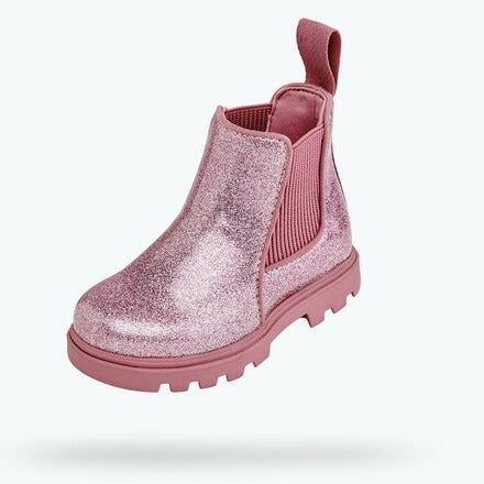 Native Shoes Pink Glitter/Temple Pink Kensington Treklite Boot