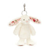 Jellycat Blossom Cream Bunny 'Berry' Bag Charm