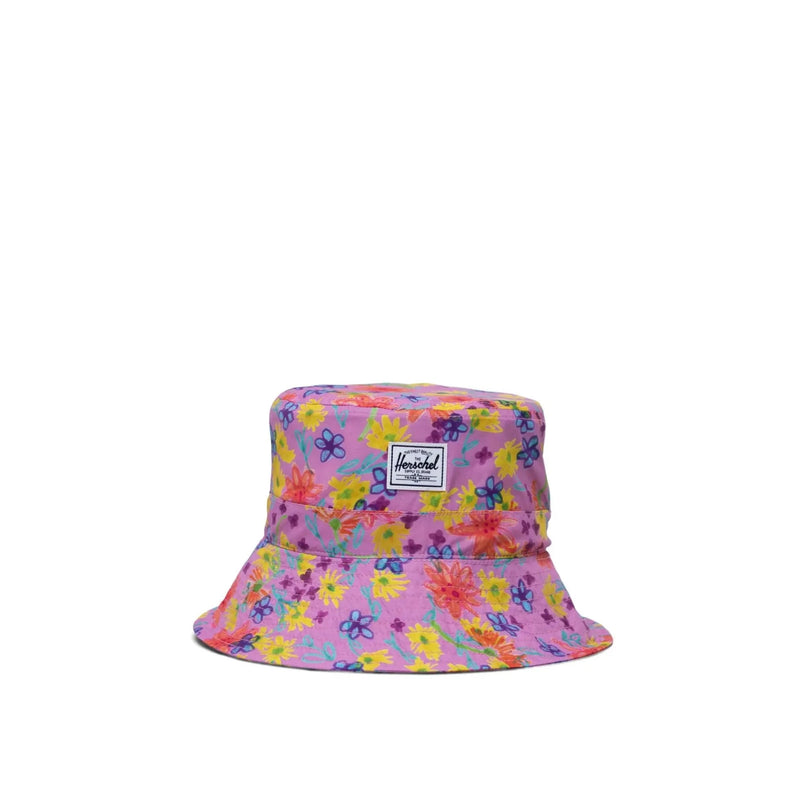 Herschel Scribble Floral Baby Beach UV Bucket Hat 2-4 Years