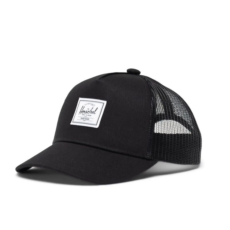 Herschel Black 2-4 Years Whaler Cotton Cap