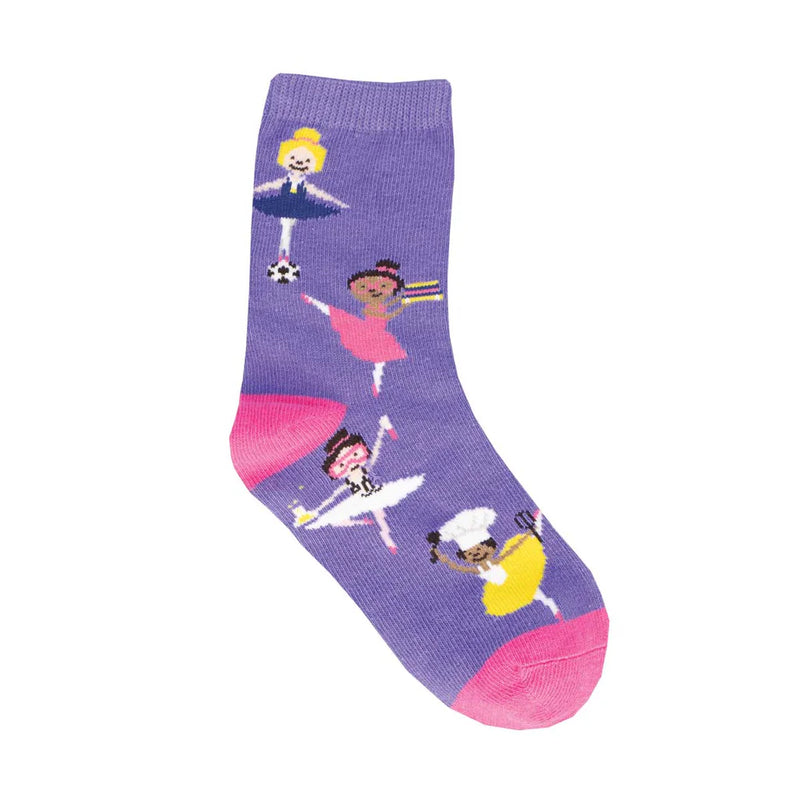 Socksmith Purple Girl Power Socks