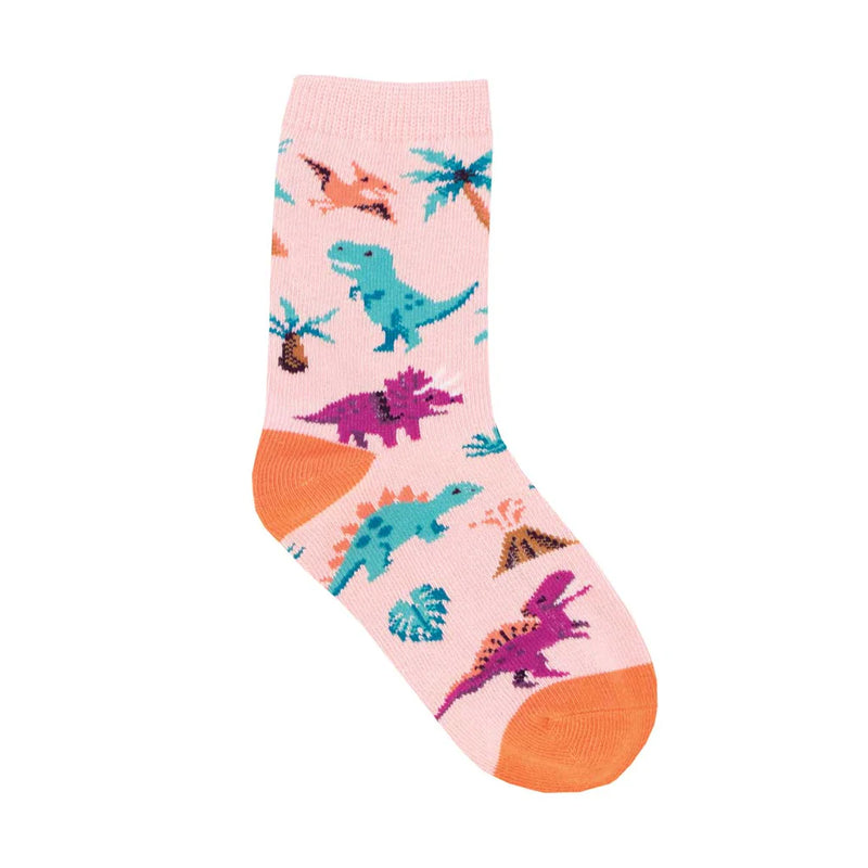 Socksmith Pink Nervous Rex Socks